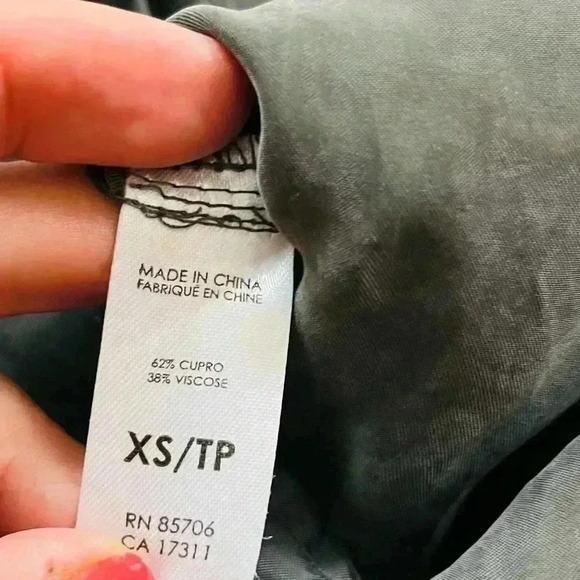 Buffalo David Bitton Green Silky Drawstring Flap Pocket Safari Jogger Pant XS - Picture 13 of 16